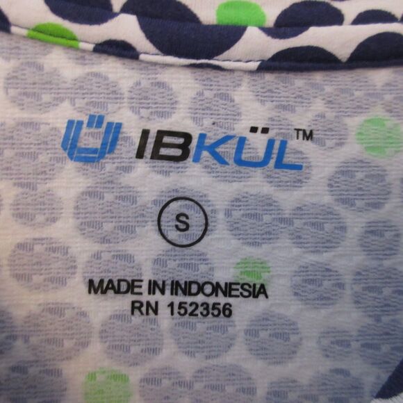 Ibkul Dress Women Small Blue Green Polka Dot UPF 50 Outdoor Golf Tennis NWT - Picture 5 of 12